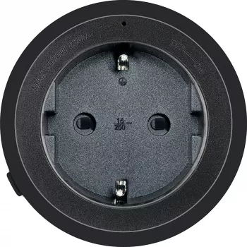 Schwaiger Household Socket Adapter for Modular Power Rail, Black (MSPS0230)