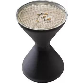 APS DIABOLO 574 askebæger af forzinket stål, 60 cm højde, 40 cm diameter, 1,5 kg sand inkluderet