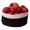 APS brødpung, diameter 200 mm, lysebeige/sort, bomuld, maskinvaskbar op til 30°C, vendbar, 1 stk. 30351
