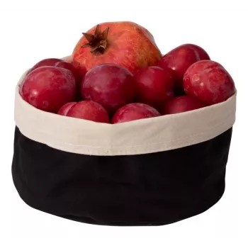 APS brødpung, diameter 200 mm, lysebeige/sort, bomuld, maskinvaskbar op til 30°C, vendbar, 1 stk. 30351