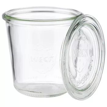 APS Weck Jar with Lid, Tapered Shape, 290 ml, 6-Piece Set, Diameter 90 mm, Height 90 mm (82352)
