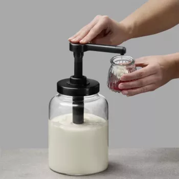 APS DISPENSA 1,7L glasdoseringsdispenser, transparent/sort 93290
