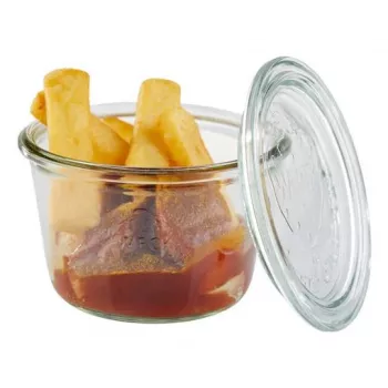 APS Preserving Jar 82346 with Lid, 370 ml, 3 Pieces per Pack