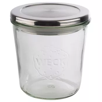APS låg til Weck-glas, rustfrit stål med gummipakning, opvaskemaskinefast, 1 stk (82360)