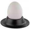 APS Egg Cup, Melamine, Black, Set of 4, 85 mm Diameter, 20 mm Height, Dishwasher Safe (83849)