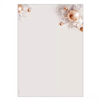 SIGEL DP429 julebrevpapir A4 90 g/m² 100 ark roséguld-motiv