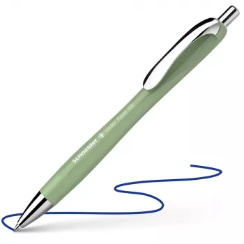 Schneider Slider Rave XB kuglepen, blåt blæk, grøn skaft 50-132544