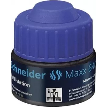 Schneider Maxx 640 marker påfyldningsblæk blå 30 ml 164003
