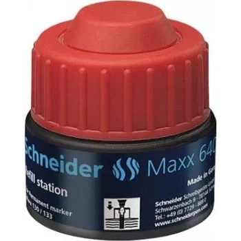Schneider Maxx 640 marker påfyldningsblæk rød 30 ml 164002