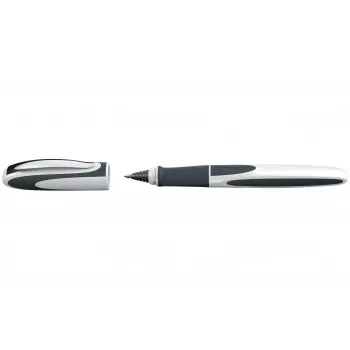 Schneider 187849 patronfyldepen sort/hvid medium fjeder