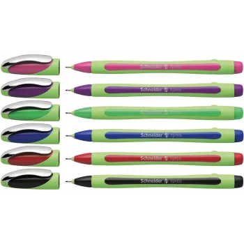 Schneider Xpress fineliner forskellige farver 0,8 mm (6-pak) 190086