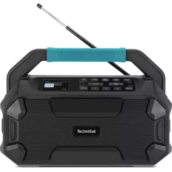 TechniSat VIOLA 231 OD DAB+ & FM byggeradio med Bluetooth, stænkvandstæt IPX4, sort