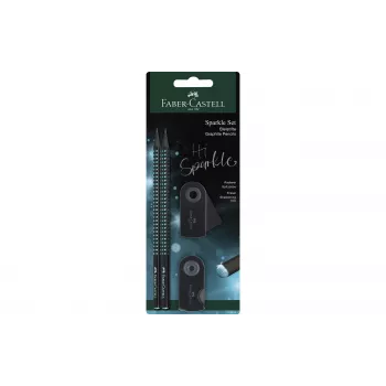 Faber-Castell Midnight Ocean blyantsæt B, sort/blå 118295