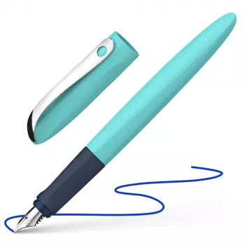 Schneider Wavy fyldepen turkis A for begyndere (50-162132)