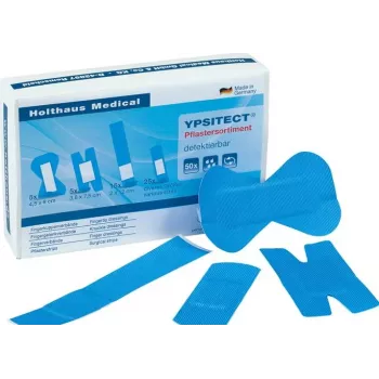 Holthaus Medical YPSITECT blå detekterbart plaster 50 stk. 40600