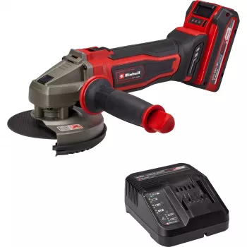 Einhell TE-AG 18/125-2 Li akku-vinkelsliber 18V 125mm med 4,0Ah batteri og lader 4431190