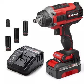 Einhell Professional IMPAXXO 18/450 akku-slagskruetrækker 450 Nm 18V børsteløs med 4,0Ah batteri og lader 4510074