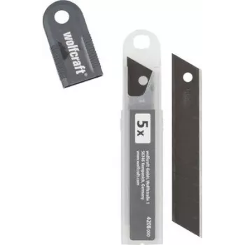 Wolfcraft Profi-Sharp 18 mm Afbrækningsklinger, sort, 10-pak 4208000