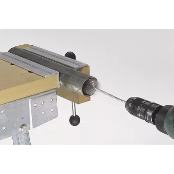 Wolfcraft Cylinderbørste-Sæt 2127000, 3-dele, 15/20/25 mm, Ståltråd, Sekskantstamme
