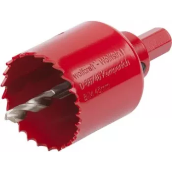 wolfcraft 5470000 bi-metal hulsav 68 mm til træ, metal, plast, gipsplader