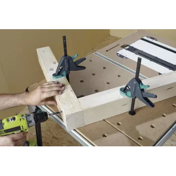 Wolfcraft 3036000 bænktvinge, spændvidde 120 mm
