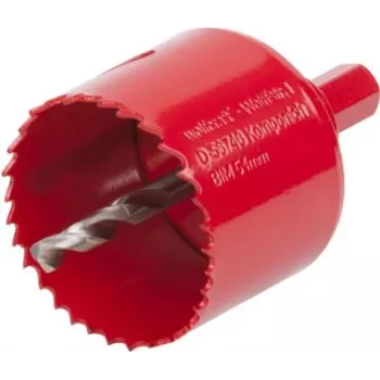 wolfcraft 5472000 bi-metal HSS hulsav 20 mm til træ, metal, plast, gipsplader