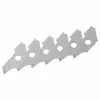 Wolfcraft 5893000 reserveblade til hulkantafgrater, 6 stk.