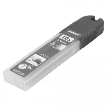 Wolfcraft aftrykningsblade 0,7x25 mm, 10 stk., 7 segmenter pr. klinge, 4312000
