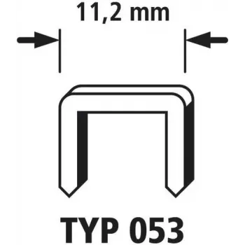 Wolfcraft 2000 bredrygsklammer 2000 stk. 7026000 mål (B x H) 11,2 mm x 6 mm