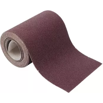 Wolfcraft 1739000 Velcro-slibepapirrulle, korn 60, 115 mm x 4 m