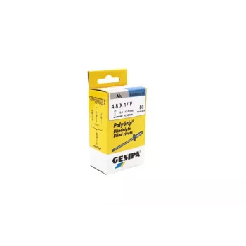 GESIPA PolyGrip® blindnitter 4,8x17mm aluminium/rustfrit stål domhoved, 50 stk. 1464832
