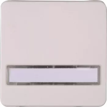 Kopp HK02 Vippeafdækning med linse, nøglesymbol, arktisk hvid 330513005