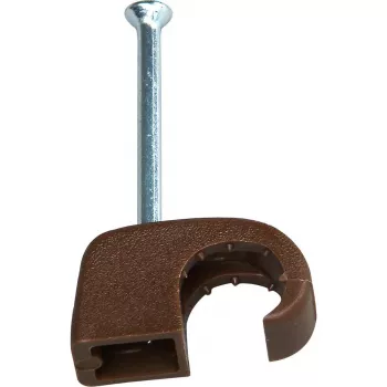 HEINRICH KOPP sømkabelclips, bundtdiameter 7-11 mm, brun, 50 stk. 342706082