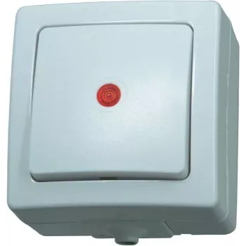 HEINRICH KOPP Paris 2-vejs vippekontakt, indmuring, 250 V AC, 10 A, polarhvid 566302004