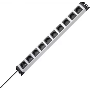 Heinrich Kopp POWERversal 10-fag stikdåsestav med 1,4 m kabel, hvid, 250 V, 3,6 kW 227120011