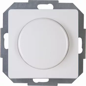 Kopp PARIS 843402085 tryk-vekselafbryder med LED-dæmper, arktisk hvid