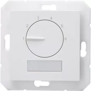HEINRICH KOPP HK07 Basic elektronisk rumtermostat, 230V, 50Hz, 0°C til 40°C, IP20, ren hvid 296529003