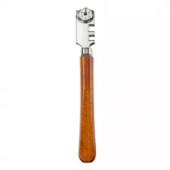 kwb 177100 hårdmetal glasrider med træhåndtag, 185 mm