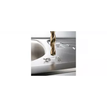 kwb 248660 HSS-R spiralbor 6 mm DIN 338, brunbejset, 1 stk.