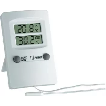TFA Dostmann digitalt inde-/udetermometer hvid (30.1009)