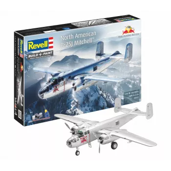 Revell 05643 Flying B-25J Mitchell Aircraft Model Kit, 1:48