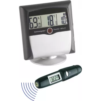 TFA Dostmann 95.2008 digital vejrstation sort