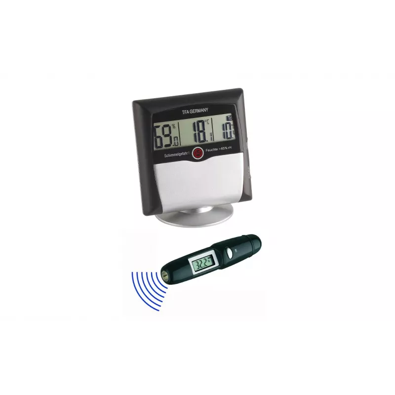 TFA Dostmann 95.2008 digital vejrstation sort