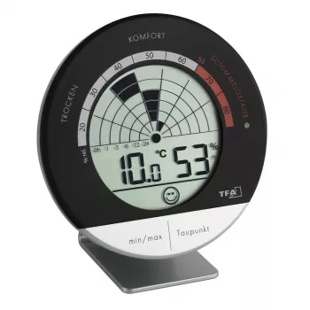 TFA Dostmann 30.5032 skimmelsvamperadar digitalt termo-hygrometer