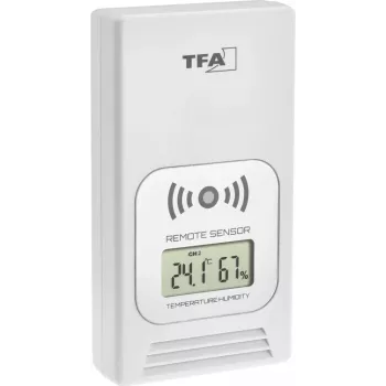 TFA Dostmann 30.3241.02 trådløs sensor termo-hygro 433 MHz