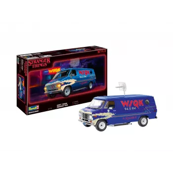Revell 07732 Squawk Van: Stranger Things 1:25 Plastic Model Kit, 75 Parts