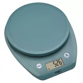 TFA Dostmann MOCHI digital køkkenvægt 5 kg turkis 50.2007.20