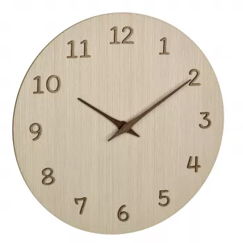 TFA Dostmann 60.3072.01 kvartsvægur 298 mm lyst træ
