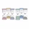 TFA Dostmann 18.6012.30 Sauna Sand Timer, 15-Minute, Natural Wood Frame, White Sand, Wall-Mountable, 360° Rotatable