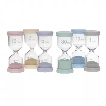 TFA Dostmann 18.6012.30 Sauna Sand Timer, 15-Minute, Natural Wood Frame, White Sand, Wall-Mountable, 360° Rotatable